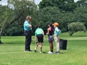 Image of a Junior Golf Lesson at Southwinds Golf Course.